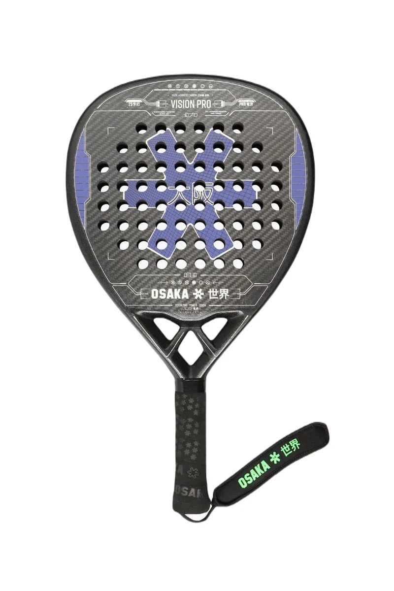 Osaka Vision Pro Power Touch 2023 Padel Racket (Purple/Sand)