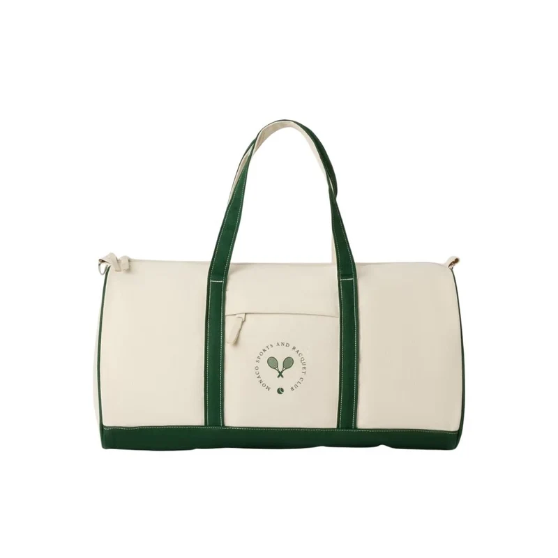 Björn Borg Ace Canvas Sports Bag (Egret)