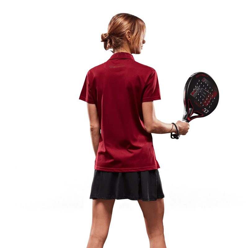 Royal Padel Polo Damen weinrot