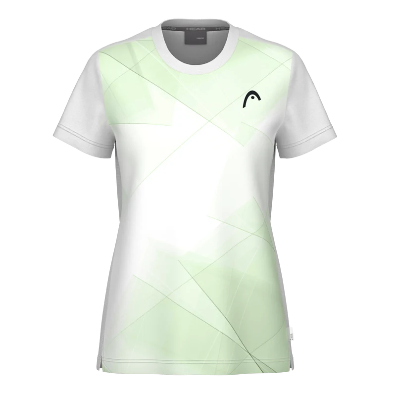 HEAD Tie-Break T-Shirt Women - White/Celery Green