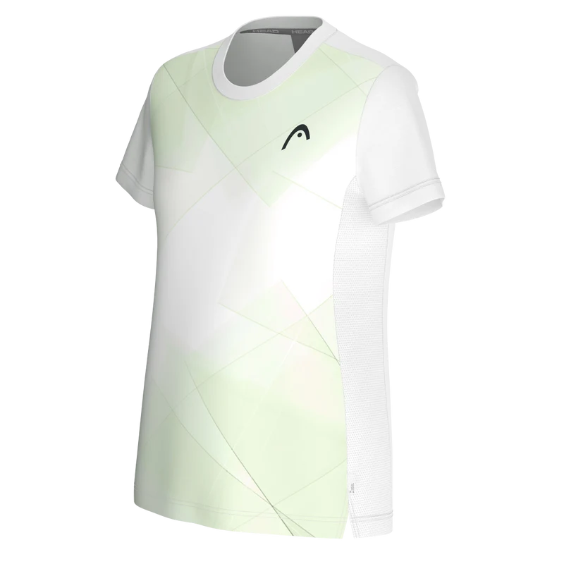 HEAD Tie-Break T-Shirt Women - White/Celery Green