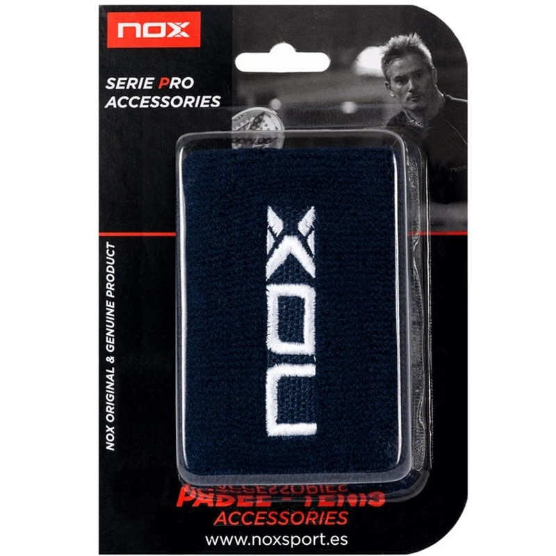 Muñequeras NOX Azul/Blanco 2 Uds