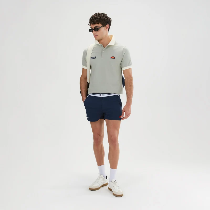Lessepsia Polo Herren - grau, schwarz