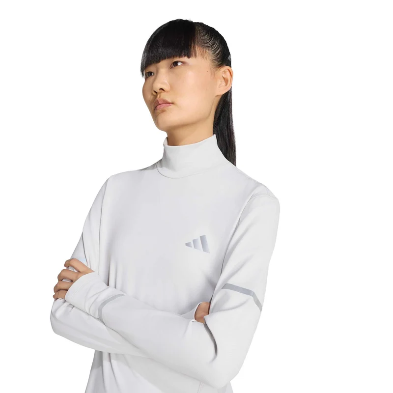 adi365 Warm Laufshirt Damen - grau