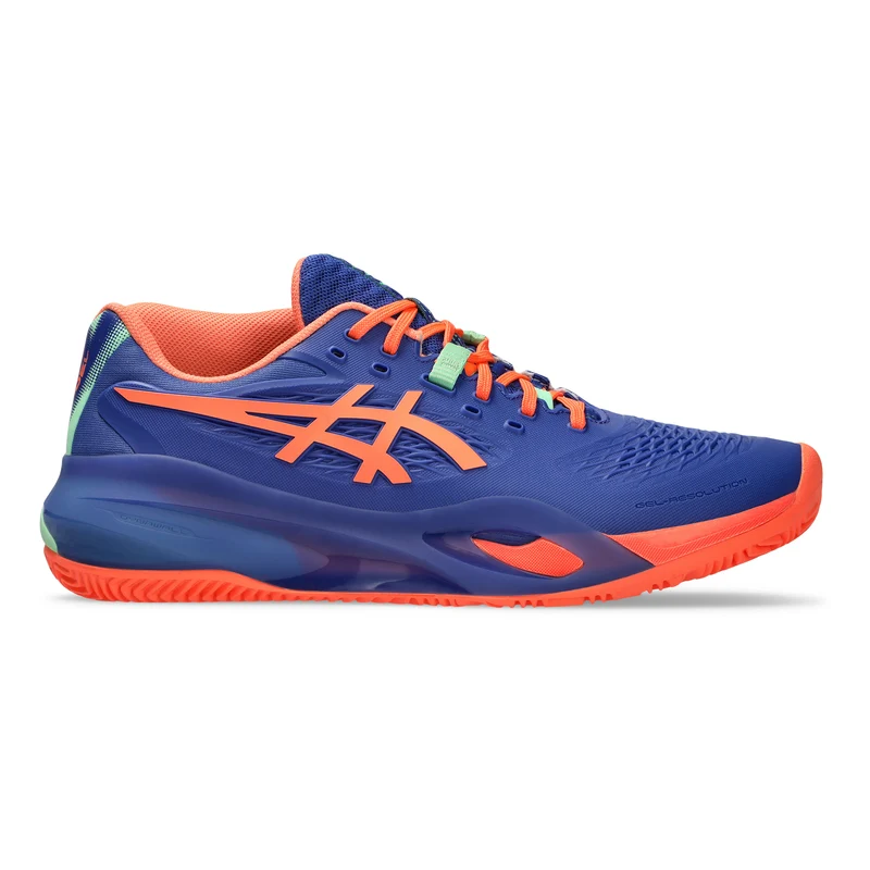 Gel-Resolution X Padelschuh Herren - dunkelblau, koralle