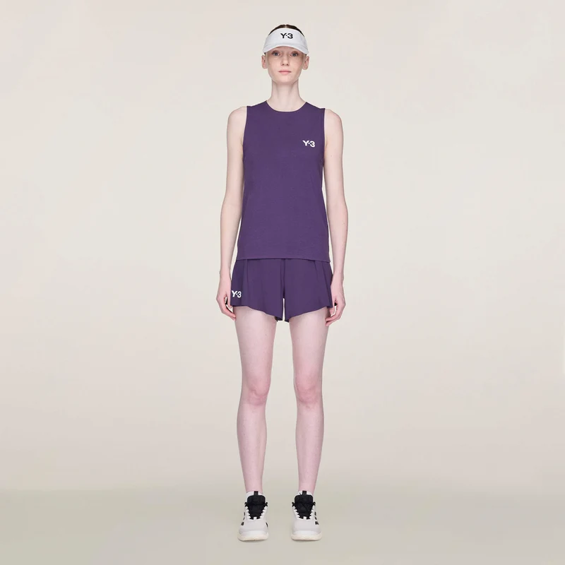 Y-3 Match Shorts Damen-Lila