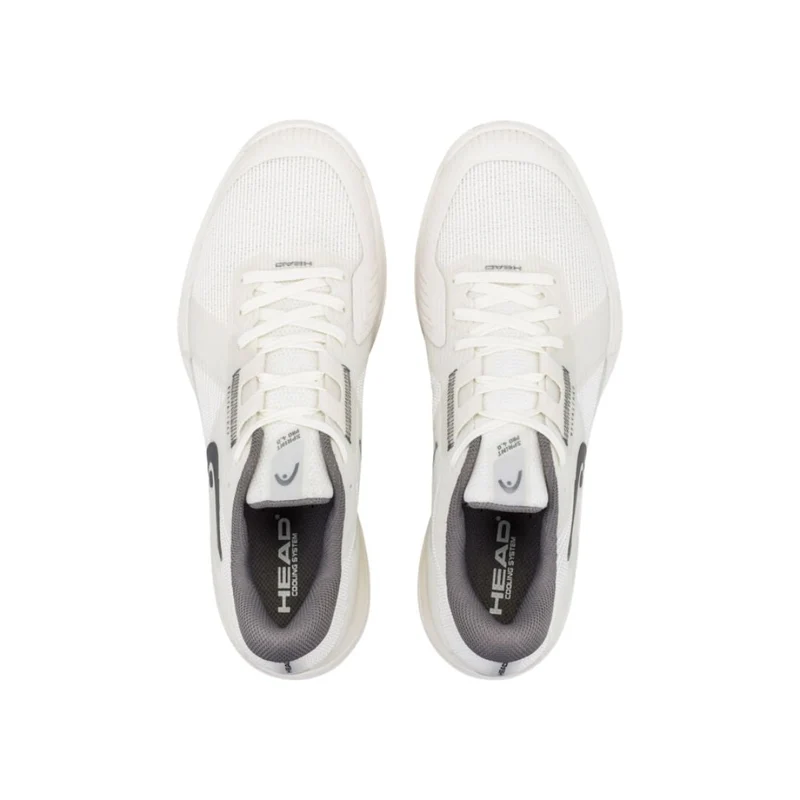 Head Sprint Pro 4.0 Clay Men Shoes (Chalk White/Dark Grey)