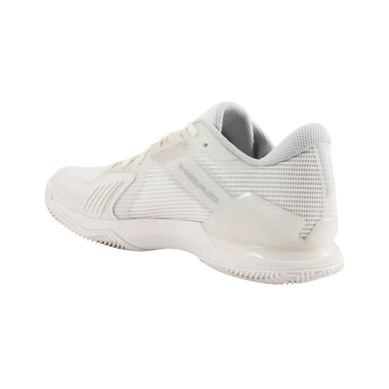 Head Sprint Pro 4.0 Clay Women Shoes (Chalk White/Light Grey)