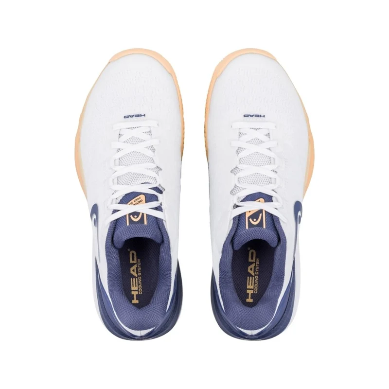 Head Revolt Pro 5.0 Clay Women Shoes (White/Apricot)