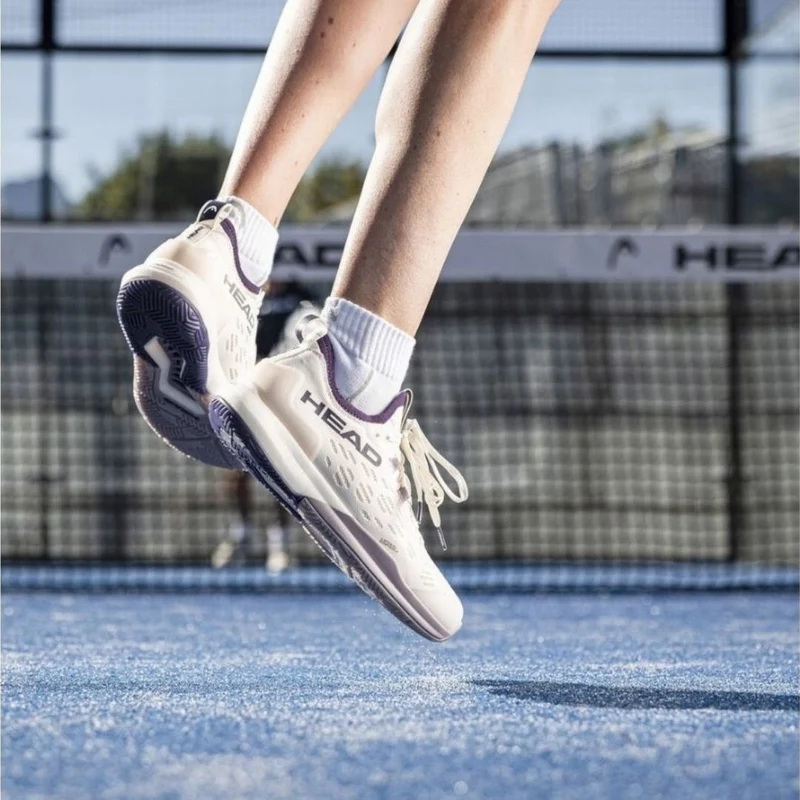 Head Motion Pro 1.5 Women Padel Shoes (Chalk White/Purple Night)
