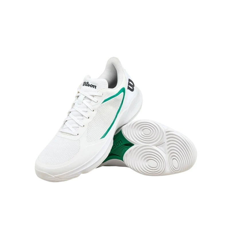 Wilson Hurakn Lite Padel Shoes (White/White/Bosphorus)