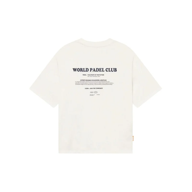 Cuera Offcourt Legacy Short Sleeve Tee (Off White/Navy)