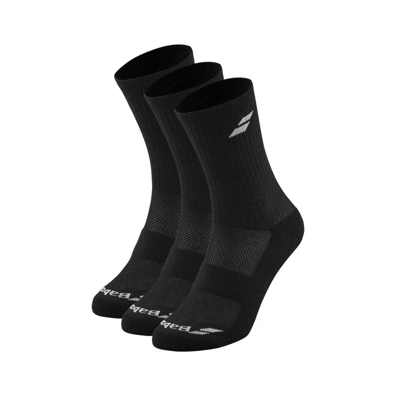 Babolat Socks 3-Pack (Black/Black)