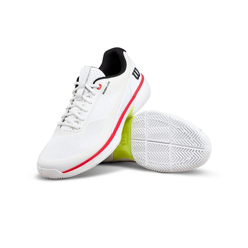 WILSON RUSH LITE 5 White/Black SS26 (Zapatillas)