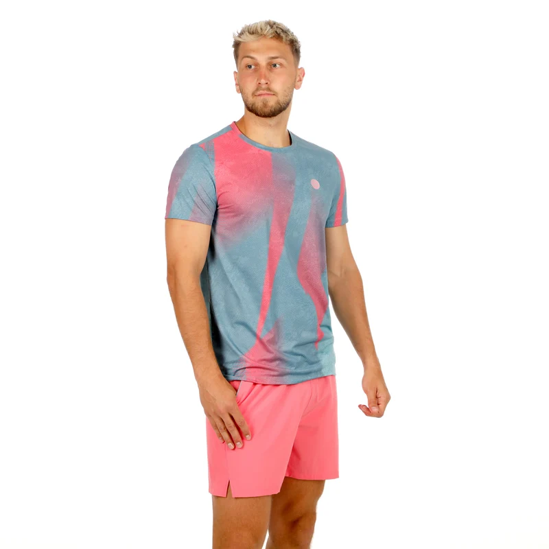 Freeze Out T-Shirt Herren - grau, pink