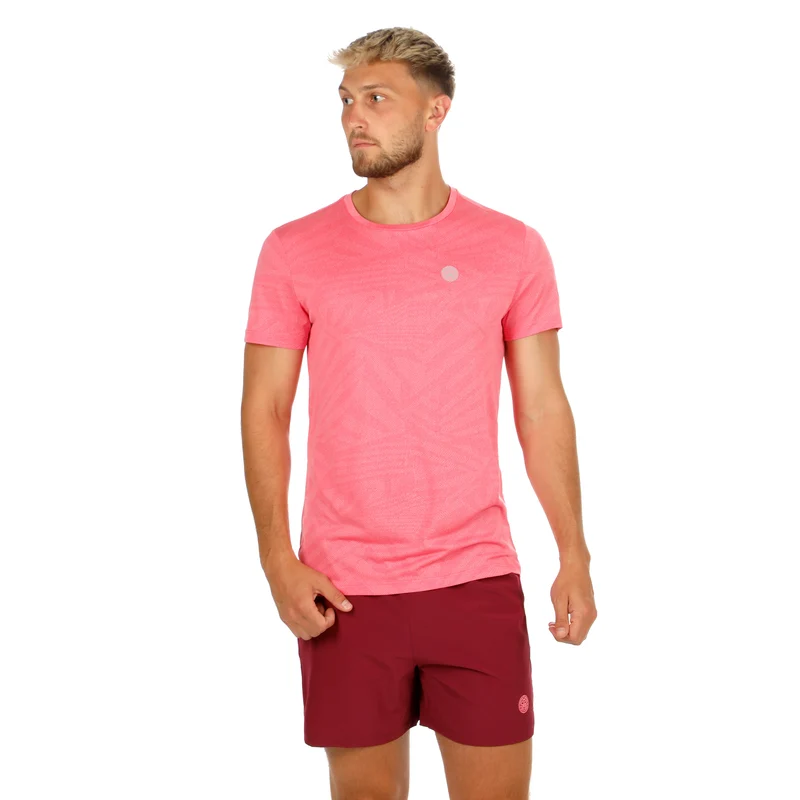 Freeze Out Structured T-Shirt Herren - pink