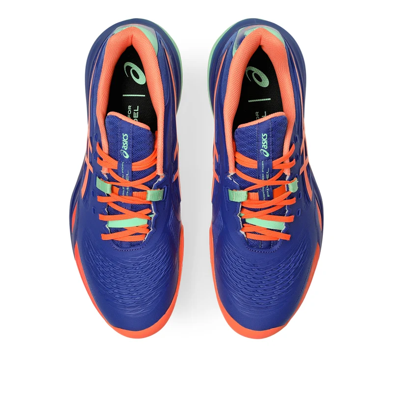 Gel-Resolution X Padelschuh Herren - dunkelblau, koralle