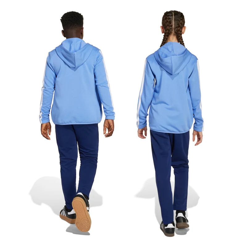 Essentials Trainingsanzug Kinder-hellblau, dunkelblau