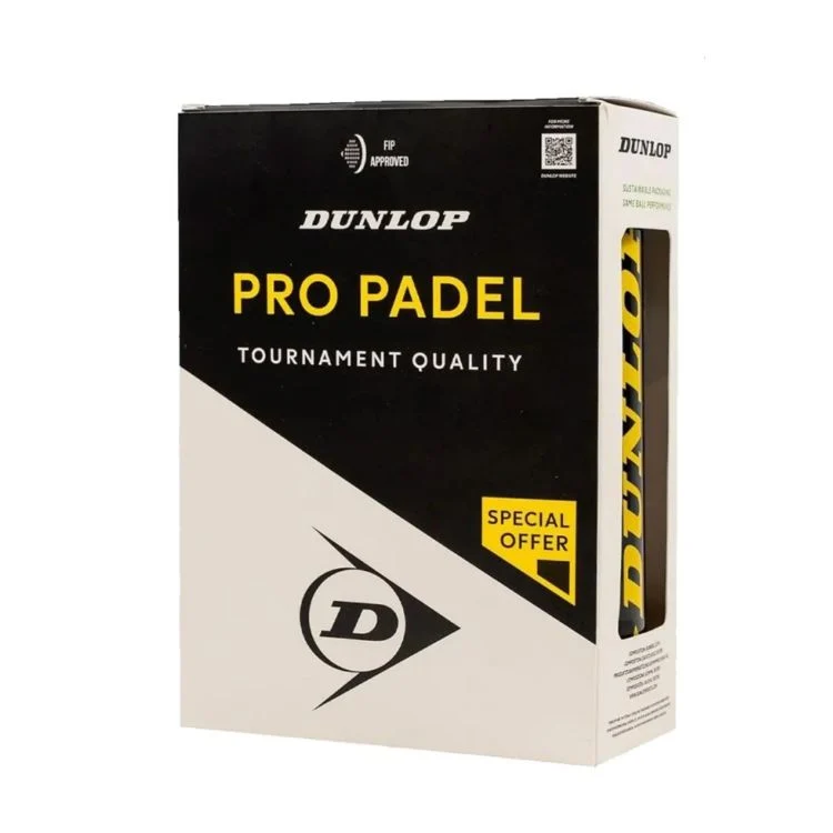 Dunlop Padelballen Padel Pro 2 x 3 Ballen