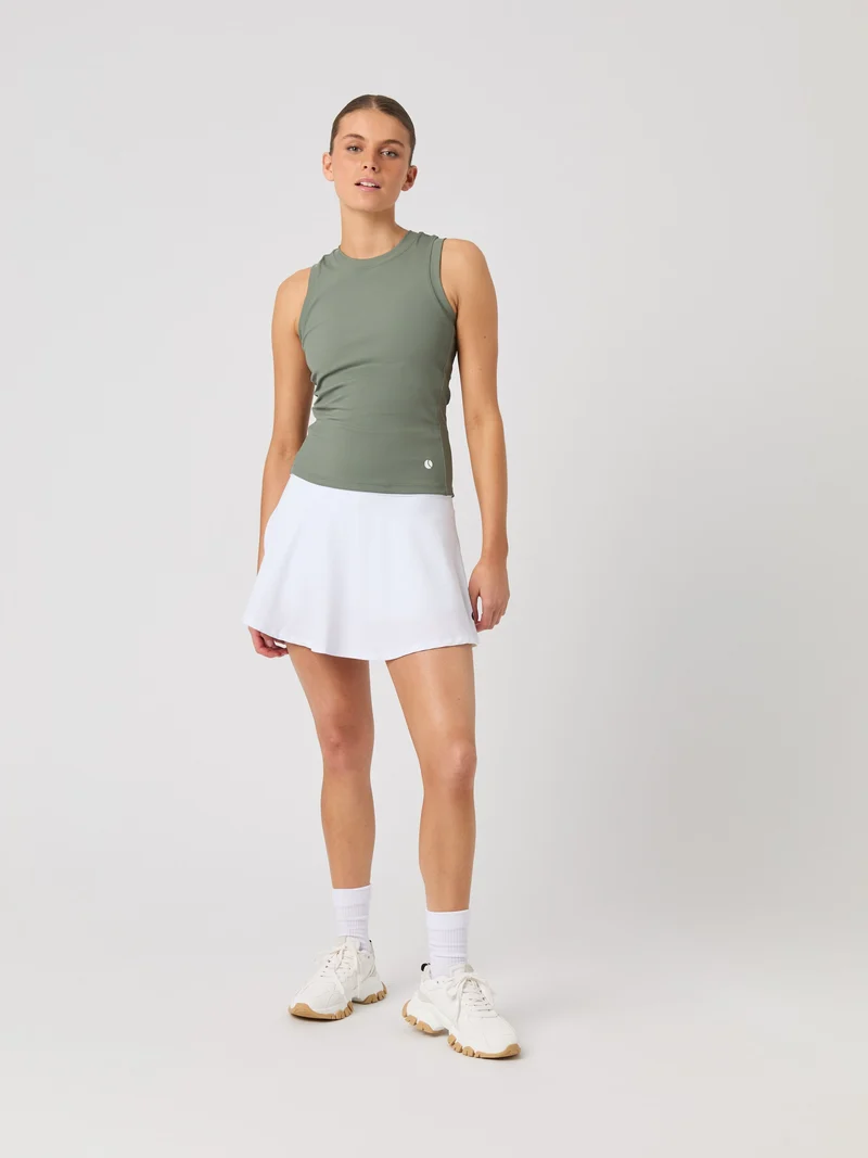 Bjorn Borg Ace Pocket Ribbed Tank Top (Ladies) - Agave