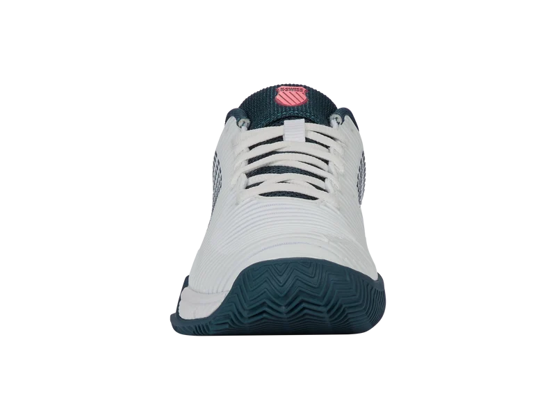 Hypercourt Express 2 Clay (Junior) White/Stargazer/Neon Blue