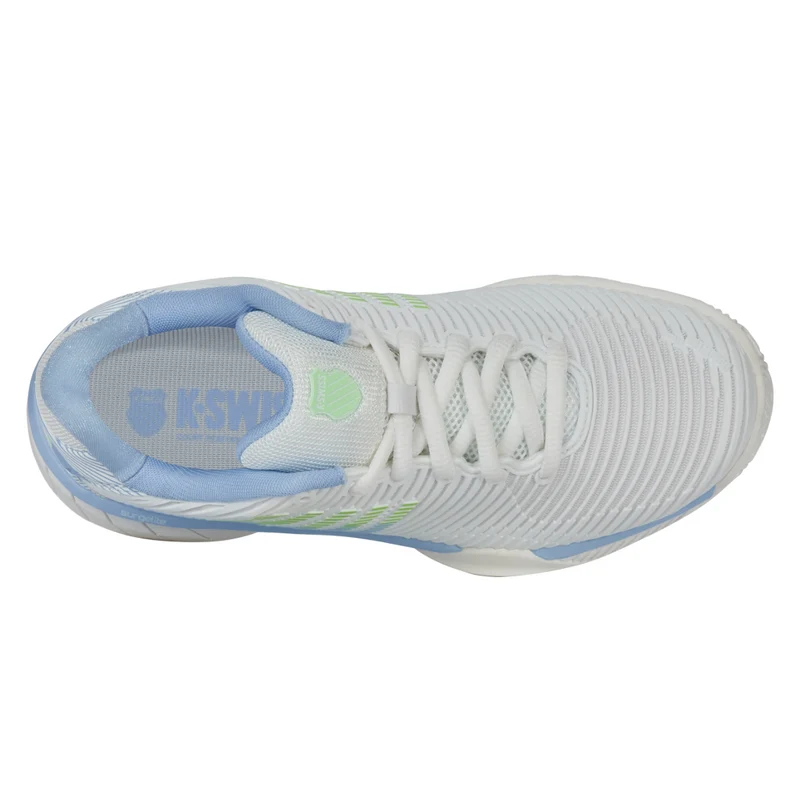 K-Swiss Hypercourt Express 2 Clay (Ladies) - Lucent White/Dutch Canal/Paradise Green