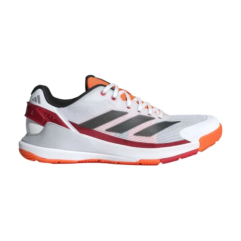 Adidas Crazyquick LS Men Padel Shoes (Cloud White/Core Black/Lucid Orange)