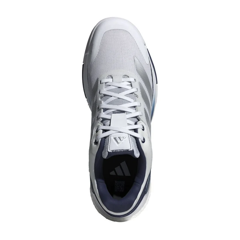 Adidas Crazyquick Boost Men Padel Shoes (White/Blue)