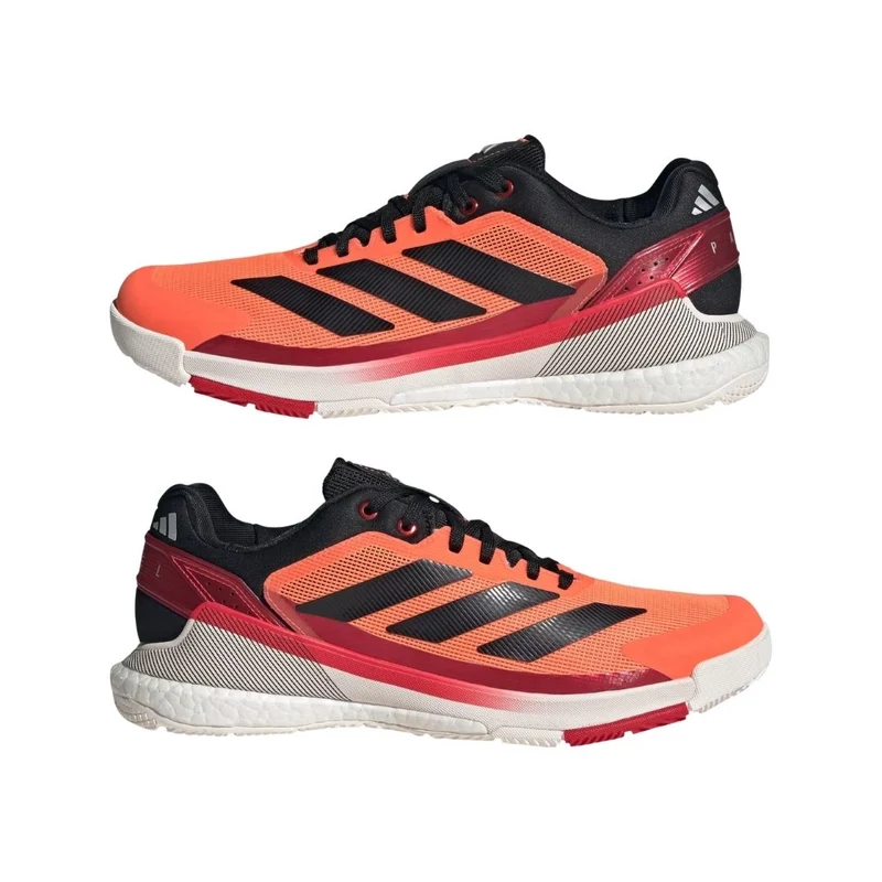 Adidas Crazyquick Boost Men Padel Shoes (Lucid Orange/Core Black/Lucid Red)