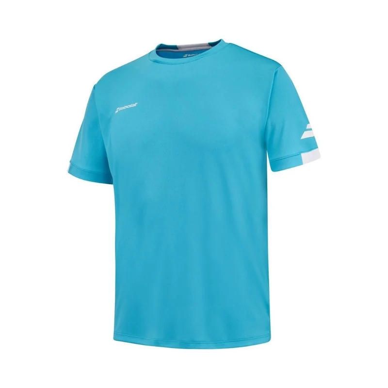 Babolat Play Crew Neck Tee (Cyan Blue)