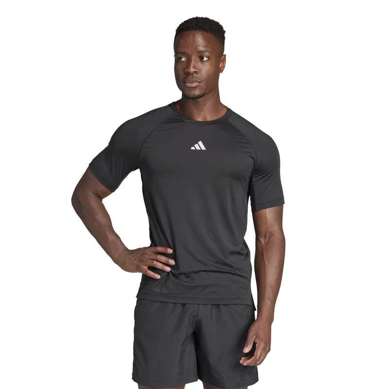 GYM+ T-Shirt Herren - schwarz,