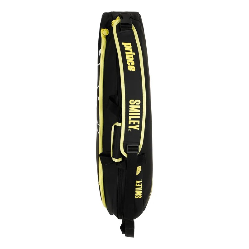 Smiley Schlägertasche 3er - schwarz