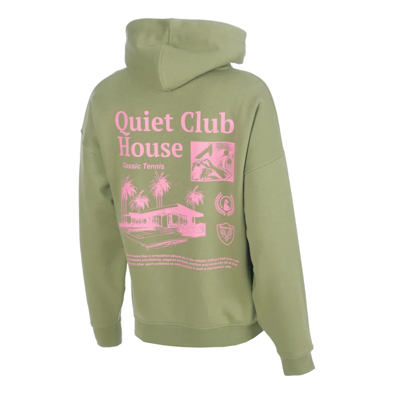 Club House Oversize Hoody Damen - khaki