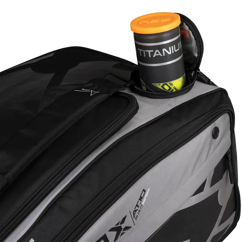 AT10 Competition XL Compact Padelschlägertasche-Schwarz,Grau