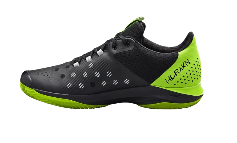 Wilson Hurakn Padel Shoes (Black/Jasmine Green)