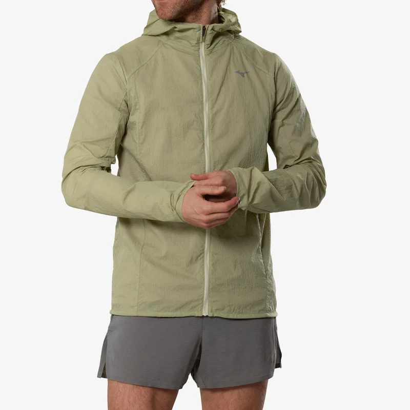 Tech Light Hooded Laufjacke Herren - beige