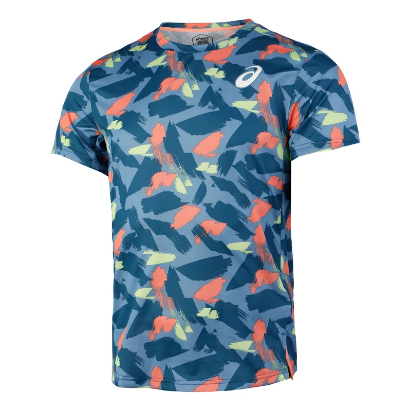 Match Graphic T-Shirt Herren-Blau