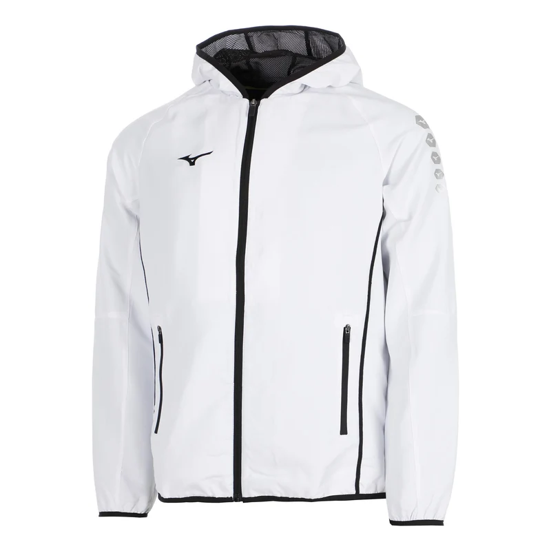 Nagasaki Micro Trainingsjacke Herren - weiß, schwarz
