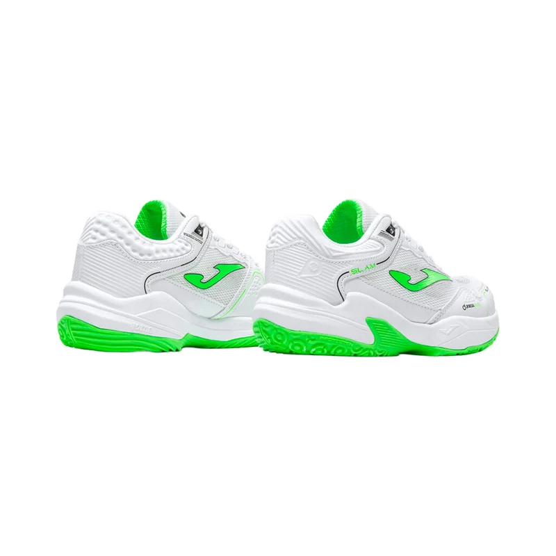 Slam Padelschuh Kinder - weiß, neongrün