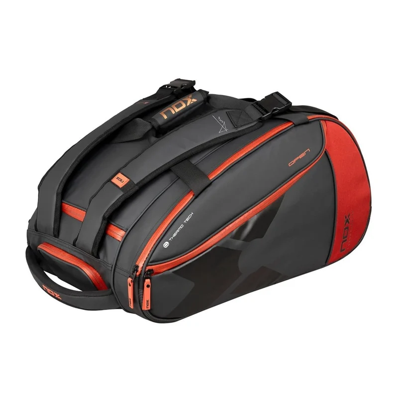 NOX LUXURY Open Series Negro/Rojo 2024 (Paletero)