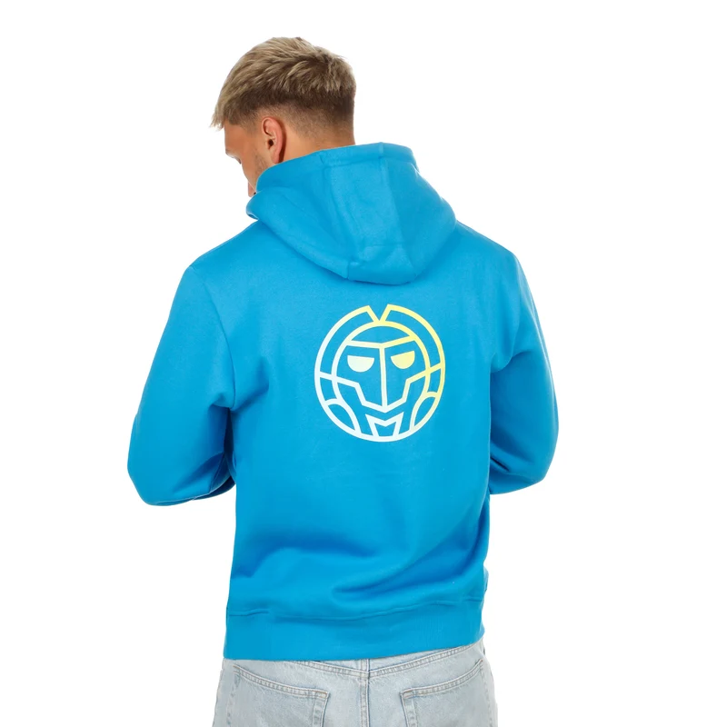 Out of Control Backprint Zip Sweatjacke Herren-blau