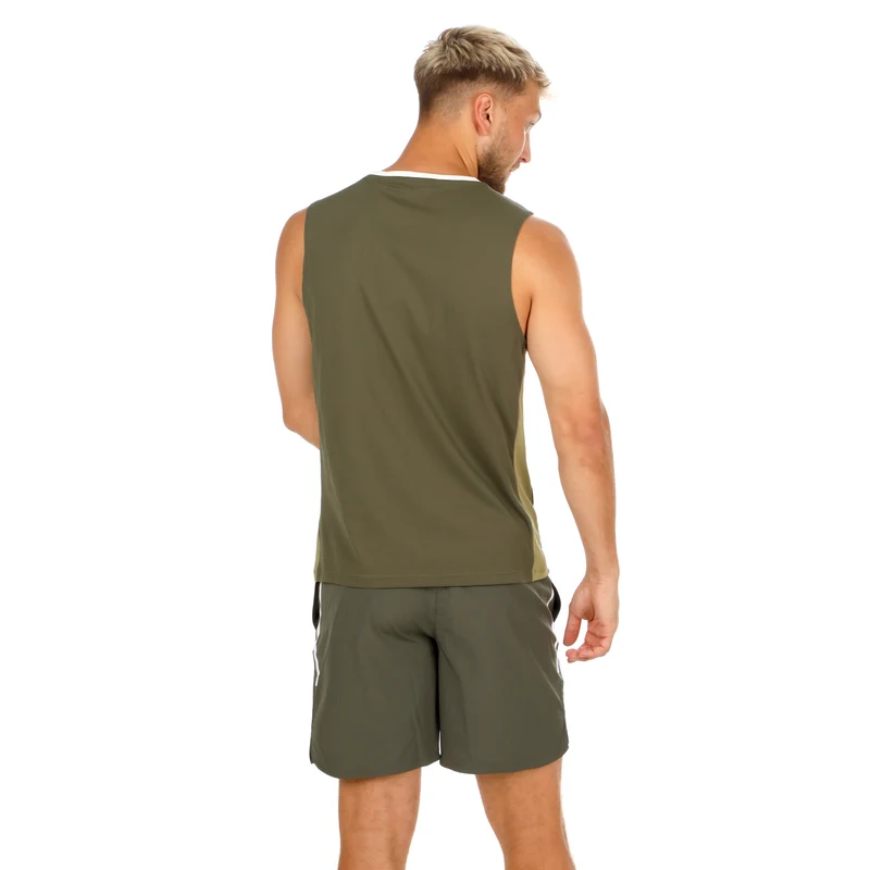Memories Winner Tech Tank-Top Herren - dunkelgrün