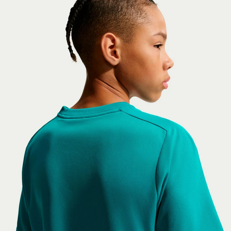 Dri-Fit Multi T-Shirt Kinder - petrol, weiß