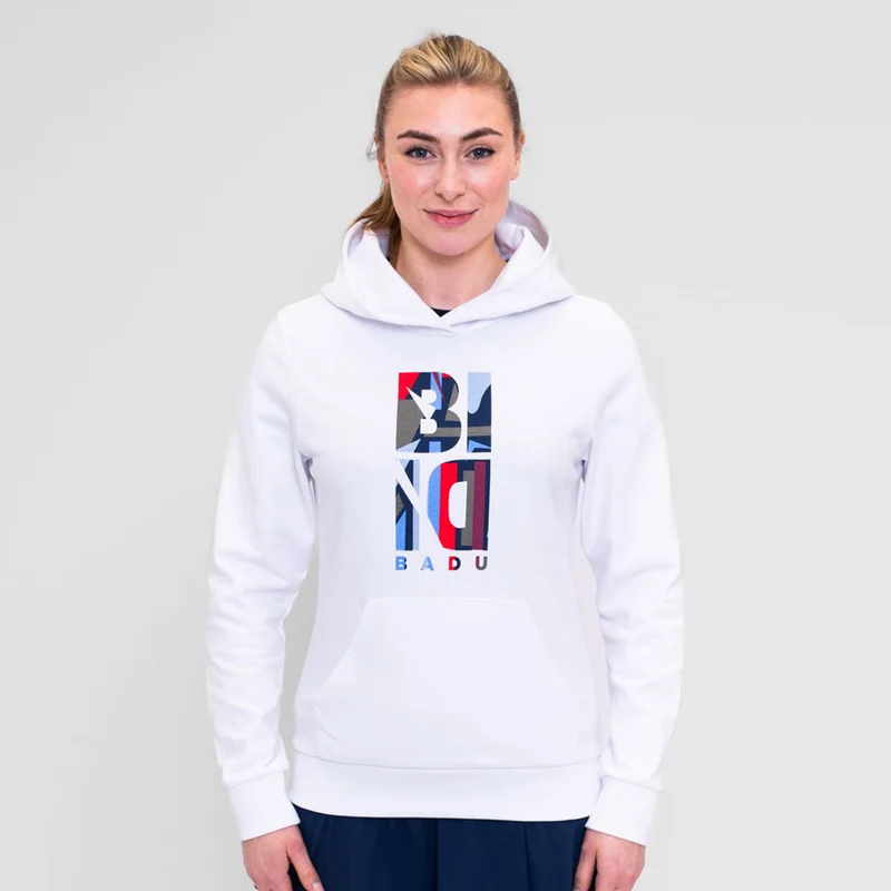 New York 2024 Chill Hoody Damen-Weiß