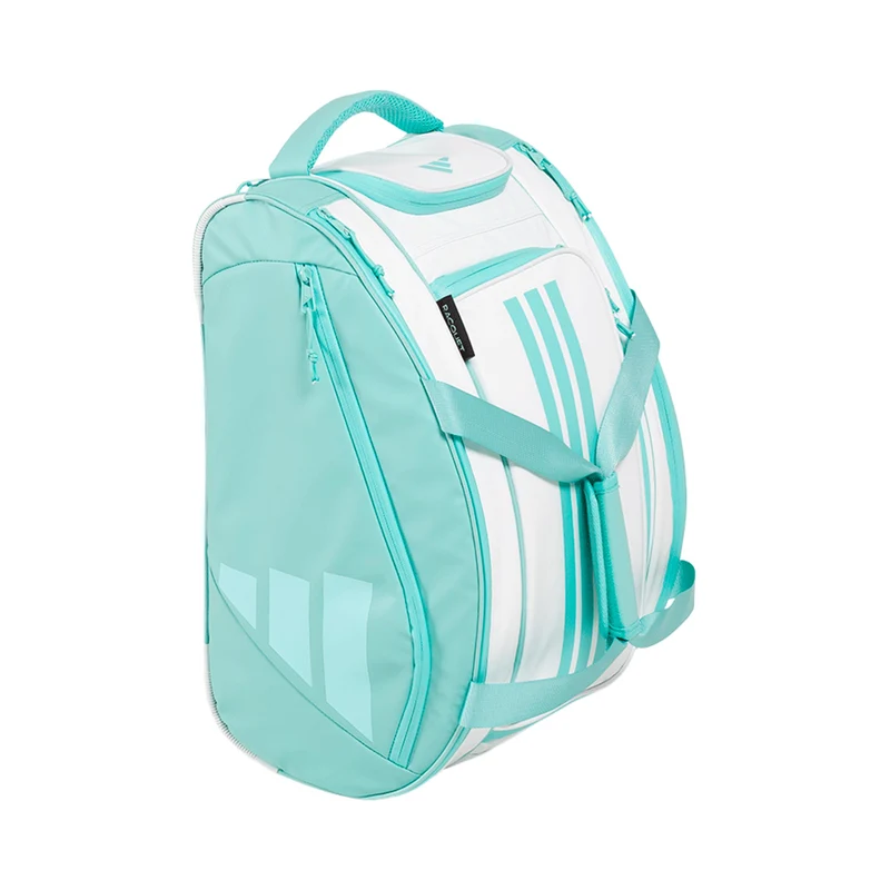 Pro Match Padelschlägertasche - weiß, blau