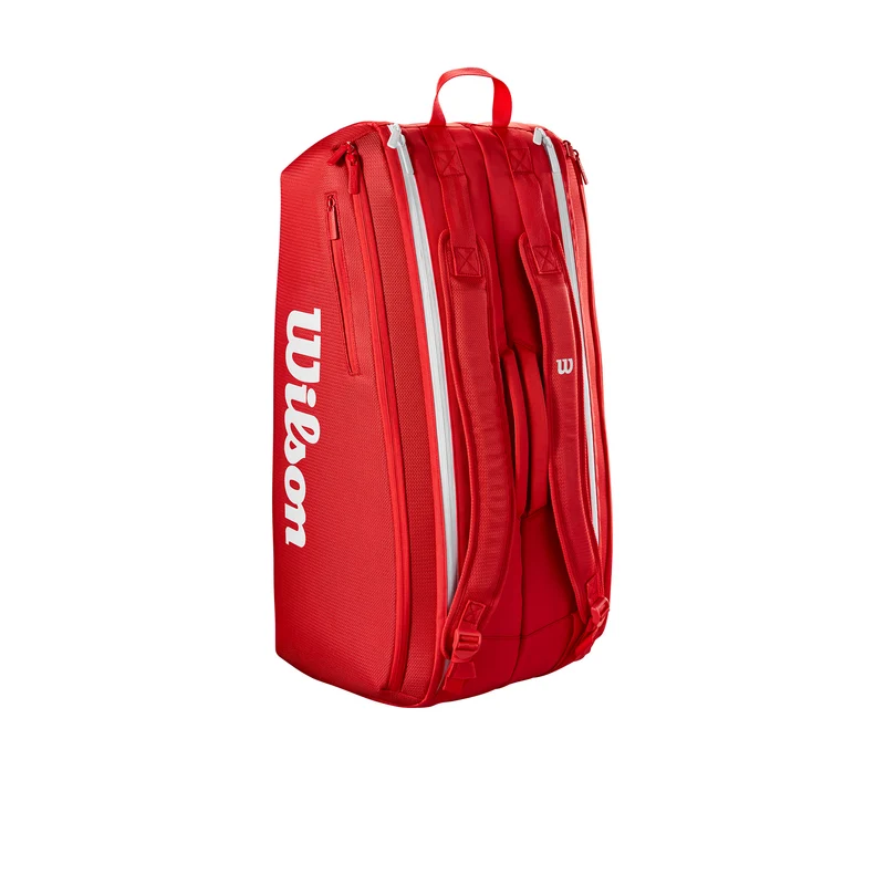Wilson Super Tour 9 Pack Racket Bag 2025 - Red