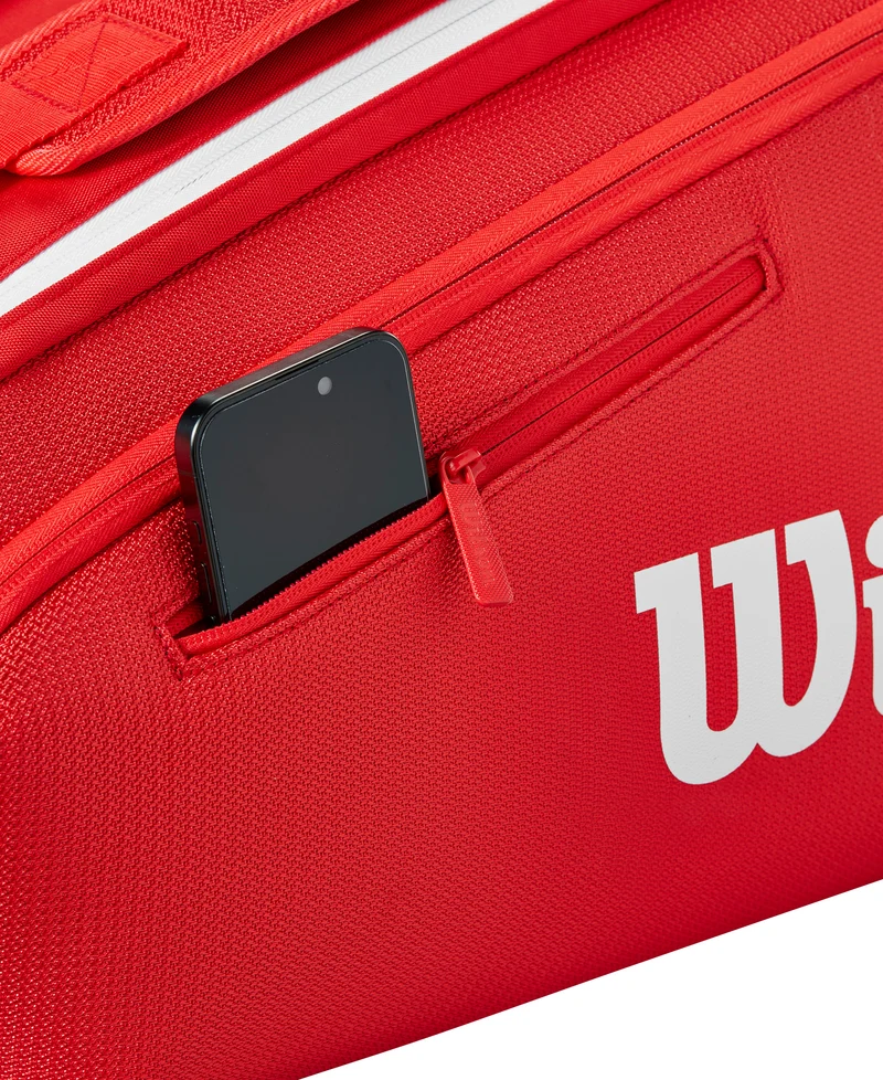 Wilson Super Tour 9 Pack Racket Bag 2025 - Red