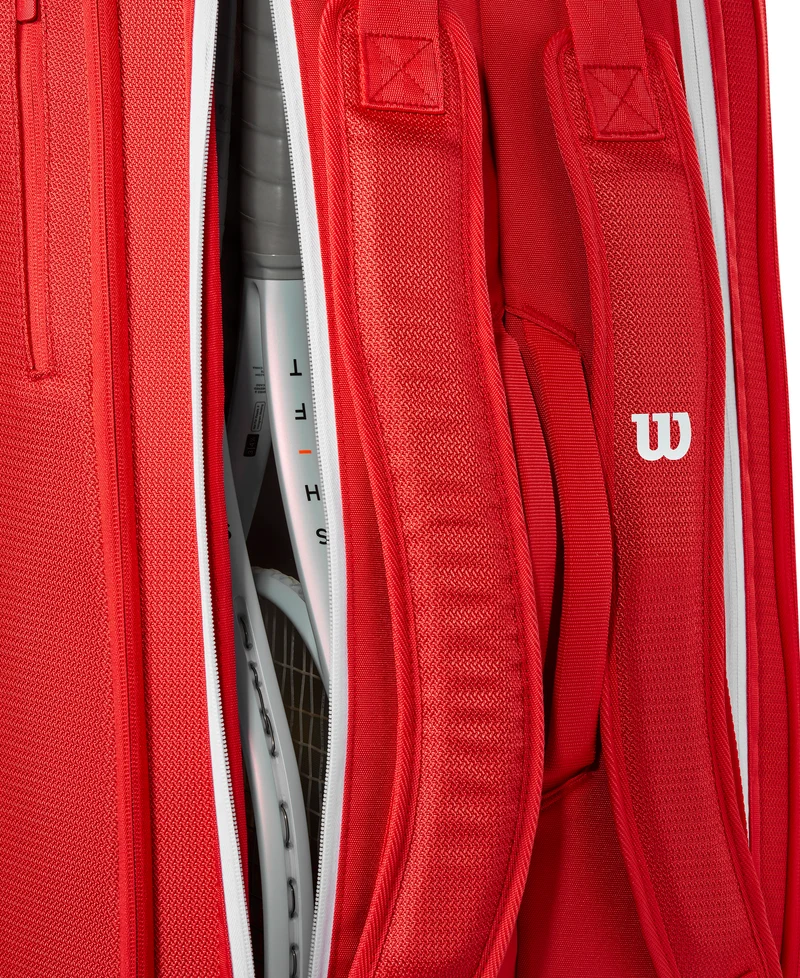 Wilson Super Tour 9 Pack Racket Bag 2025 - Red
