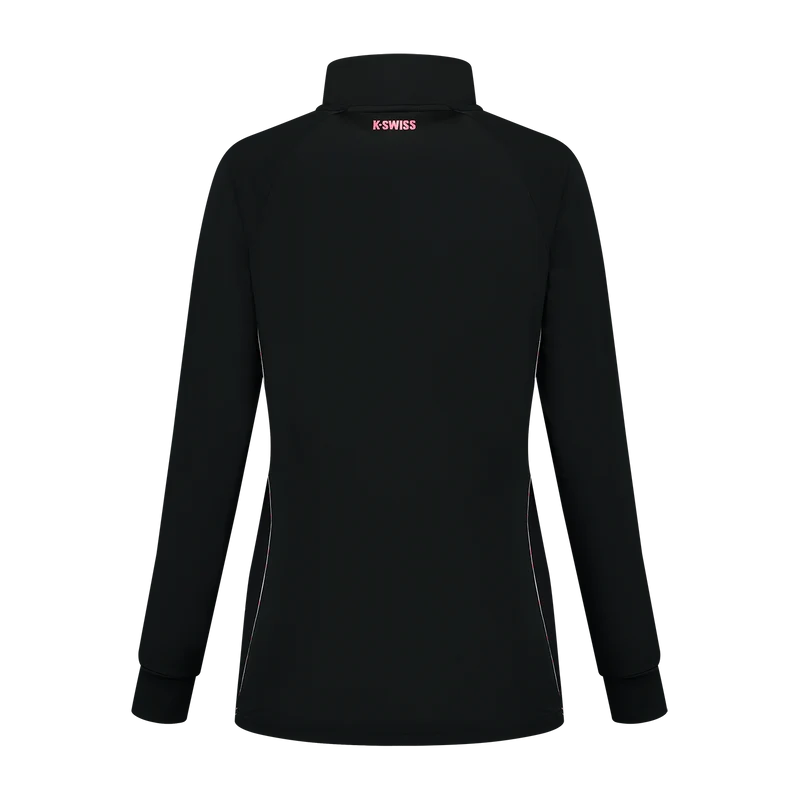 K-Swiss Hypercourt Tracksuit Jacket 4 (Ladies) - Black/Pink