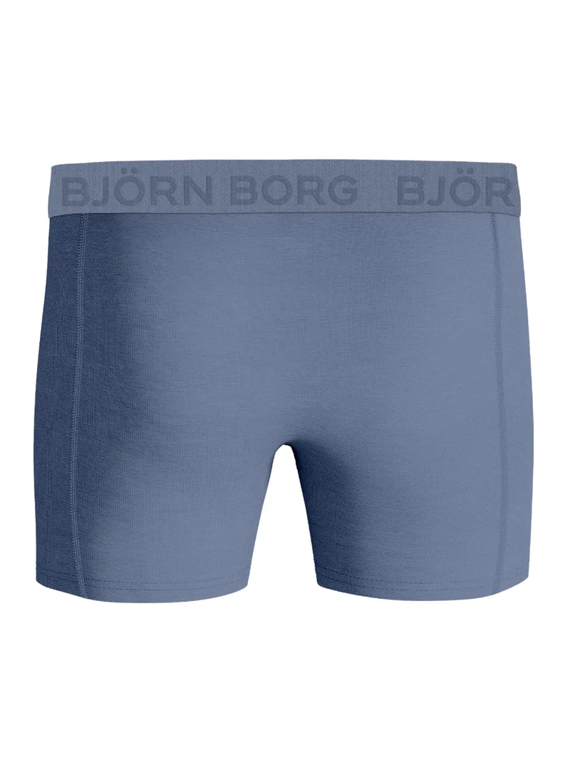 Björn Borg Cotton Stretch Boxershorts (3-pack, Blue/Navy/Black)